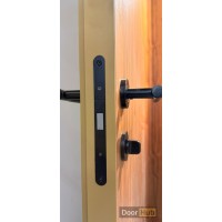 Black Concealed Magnetic Door Latch for Invisible Doors